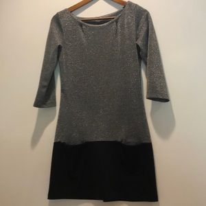 Silver Glitter Dress - Stradivarius